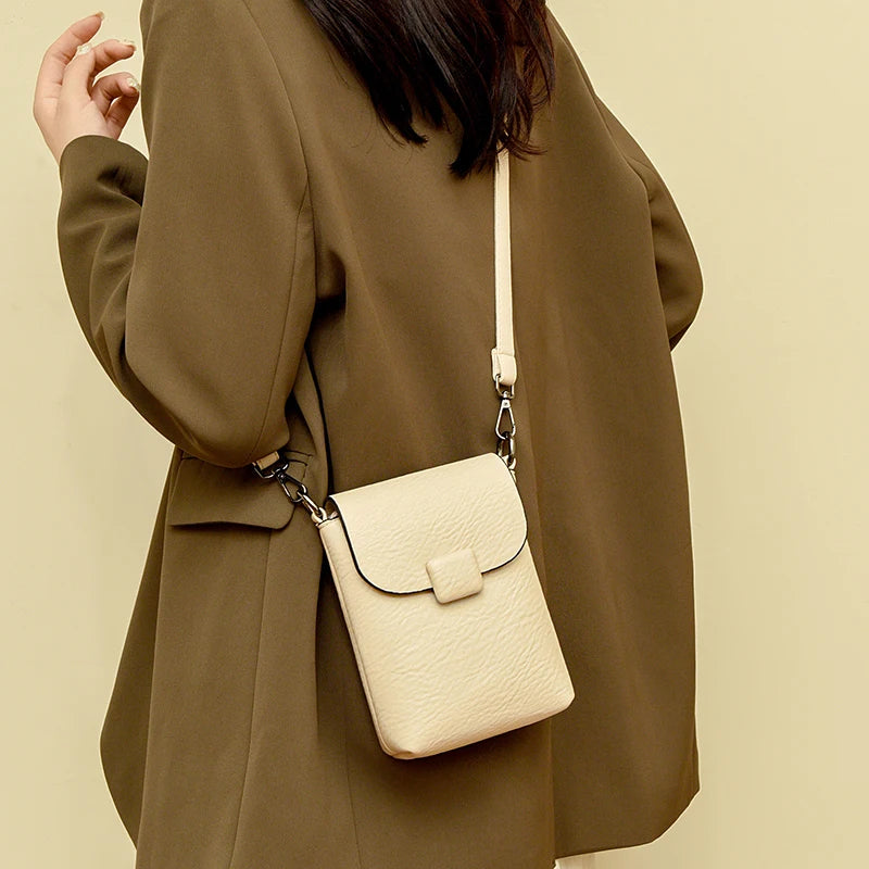 Small Crossbody Phone Bag Flap Purse for Women - Scraften