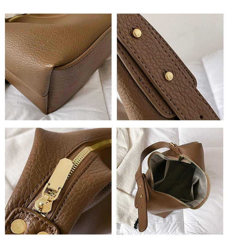 New Style Fashionable Zipper Shoulder Bags for Women - Scraften
