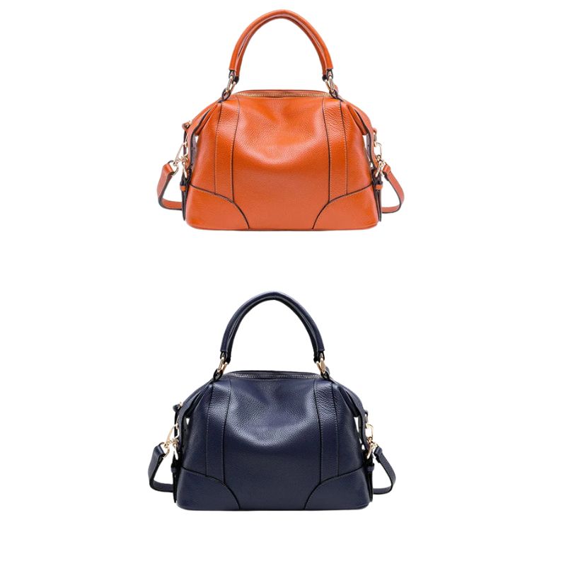 Top Layer Cowhide Handbag – All-Match Genuine Leather Bag for Women