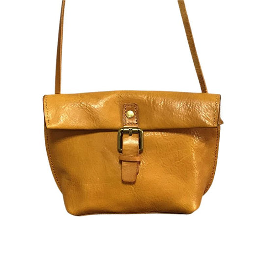 Genuine Leather Crossbody Bag Retro Small Messenger Purse - Scraften