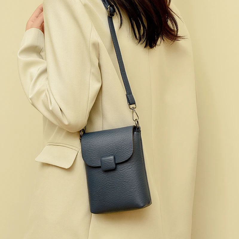 Small Crossbody Phone Bag Flap Purse for Women - Scraften