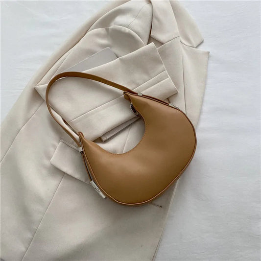 Underarm Bag - One Shoulder French Niche Crescent Shape Handbag for Women - Scraften