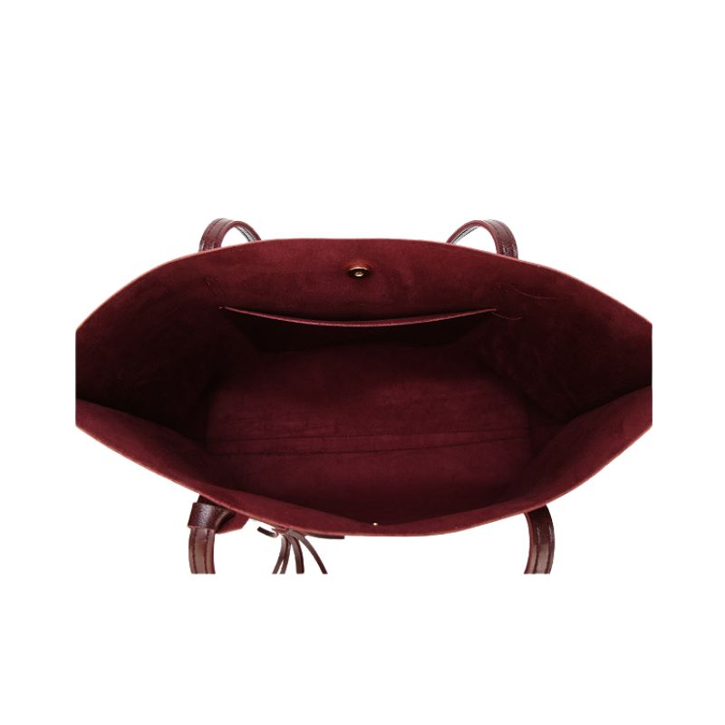 Women’s Oil Wax Leather Shoulder Bag – Large Tote Handbag