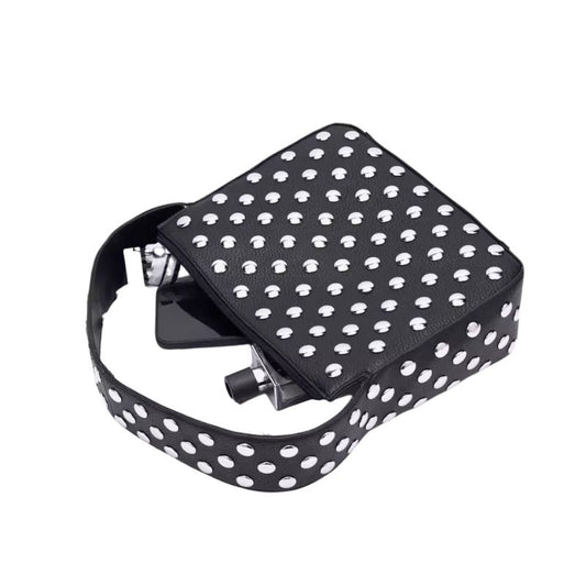 American Style Rivet Armpit Shoulder Bag - Scraften