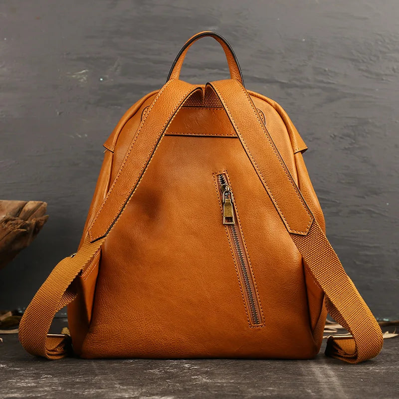 Luxury Retro Leather Women’s Backpack