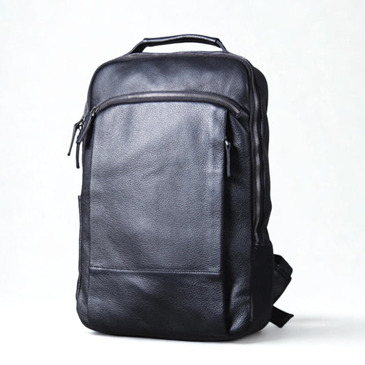 Vintage Crazy Horse Leather Men Backpack - Professional Daily Men’s Business Bag