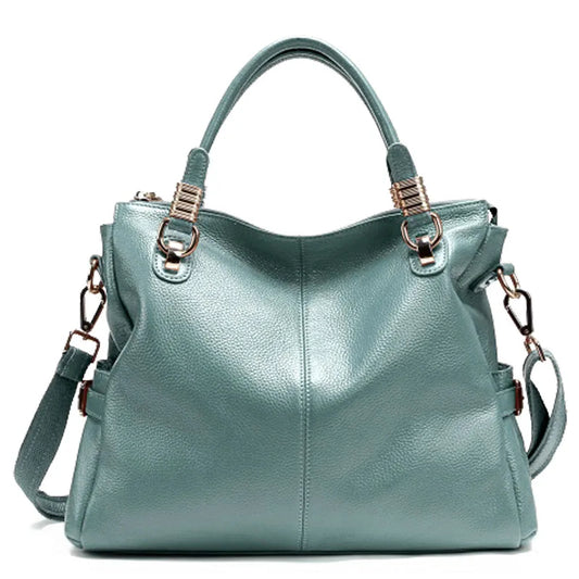 Classic Wild Leather Handbag - Stylish First Layer Cowhide Bag