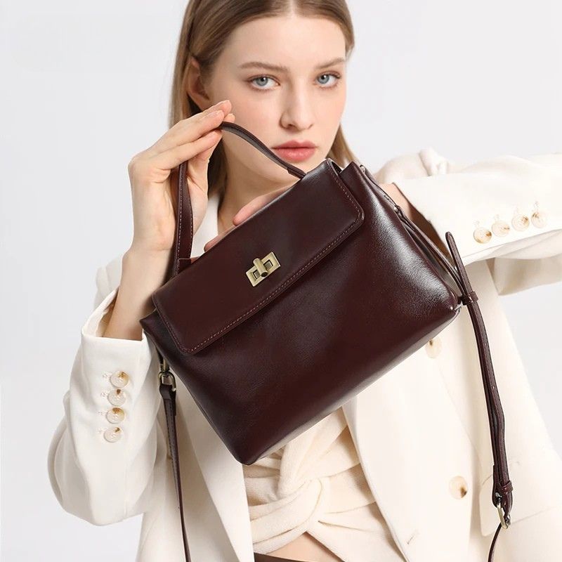 Leather Handbag Fashion Crossbody Bags - Scraften