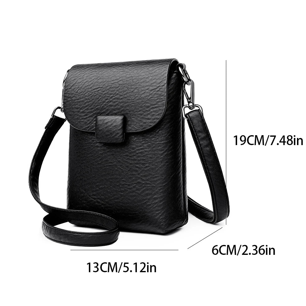 Small Crossbody Phone Bag Flap Purse for Women - Scraften