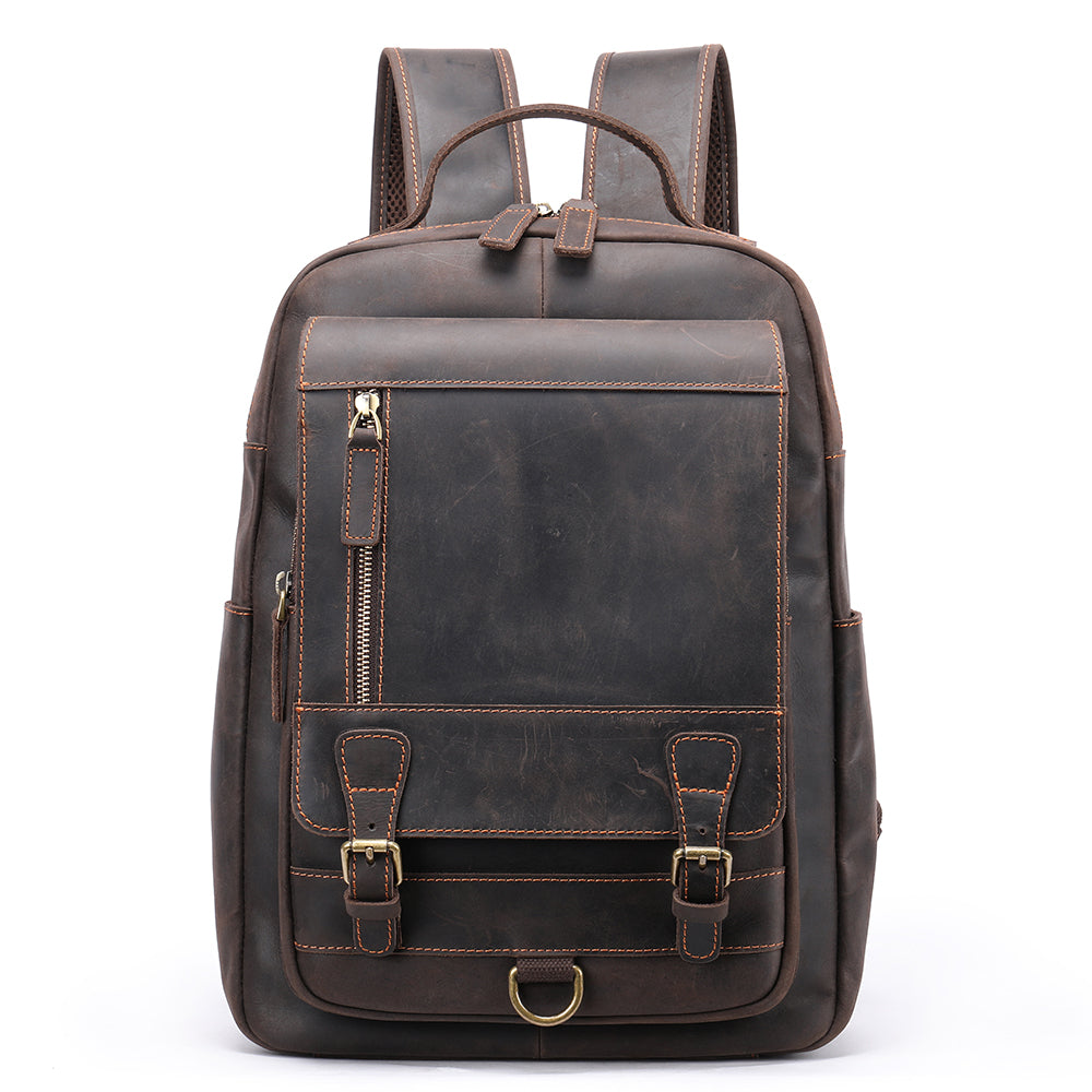 Crazy Horse Leather Knapsack Laptop Backpack Scraften crazy-horse-leather-knapsack-laptop-backpack-scraften