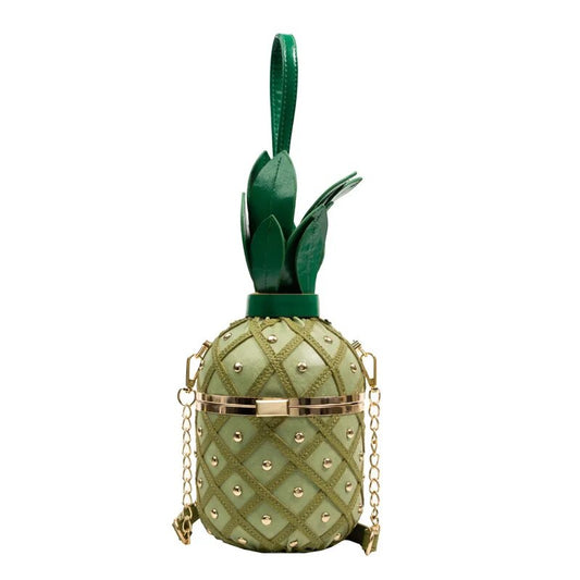 Cute Pineapple Design Shoulder Bag - Scraften