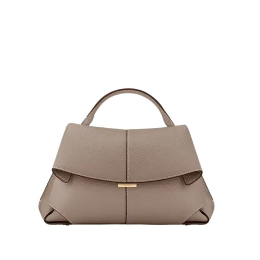 High-End Luxury Leather Smile Bag Designer Handbag with Pleated Design - Scraften