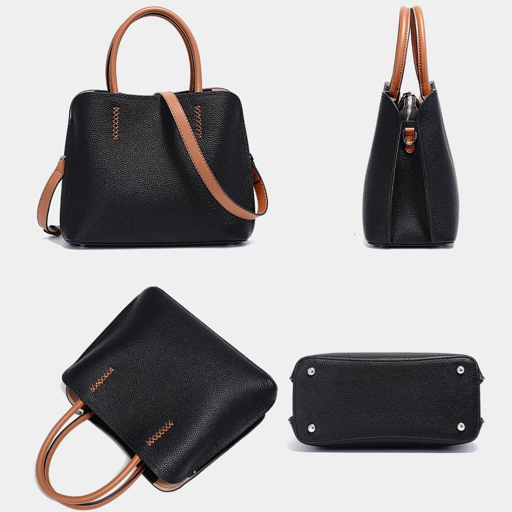 Genuine Leather Shopper Bag Designer Shoulder Bag - Scraften