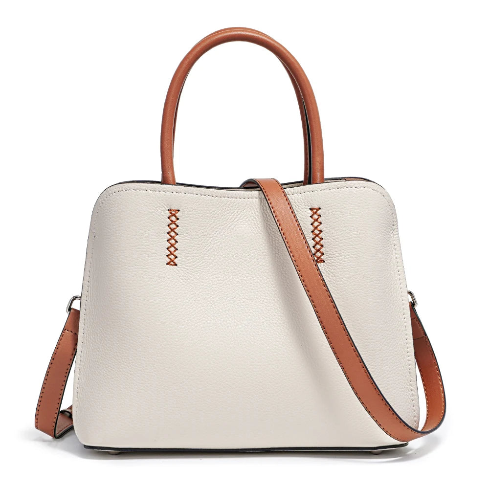 Genuine Leather Shopper Bag Designer Shoulder Bag - Scraften