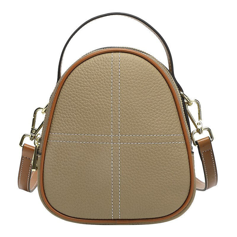 Genuine Leather Women's Small Shoulder Bag - Scraften