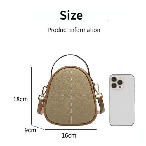 Genuine Leather Women's Small Shoulder Bag - Scraften