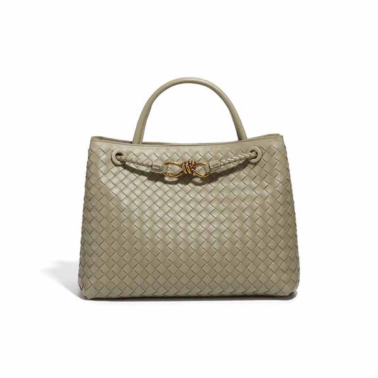 Hand Woven Large Capacity Tote Handbag - Scraften