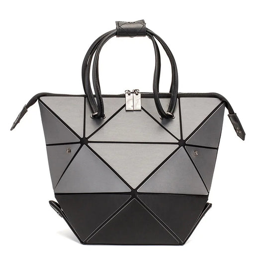 Laser Plain Folding Tote Bag Convertable Bag - Scraften