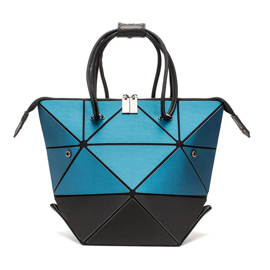 Laser Plain Folding Tote Bag Convertable Bag - Scraften
