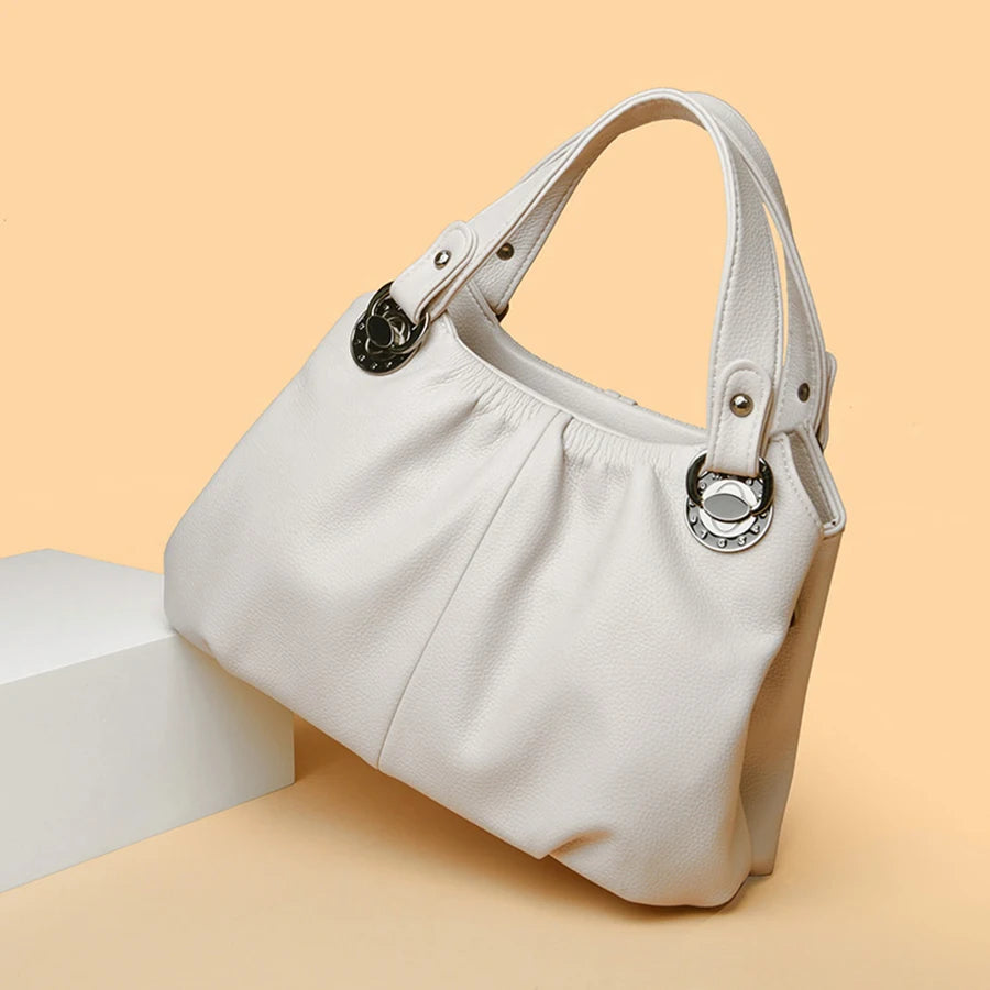 Luxury High-Quality Genuine Leather Women's Shoulder Bag - Scraften