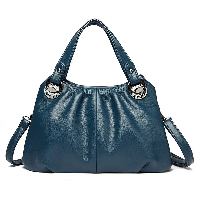 Luxury High-Quality Genuine Leather Women's Shoulder Bag - Scraften