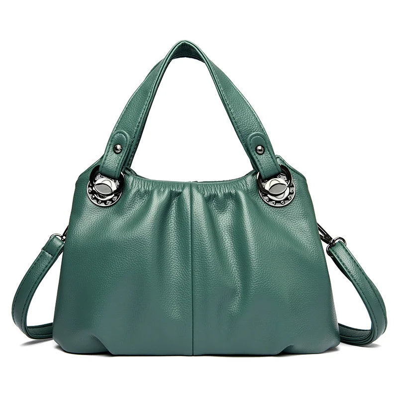 Luxury High-Quality Genuine Leather Women's Shoulder Bag - Scraften