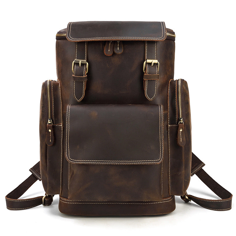 crazy horse buffalo leather backpack Crazy Horse Leather Backpack