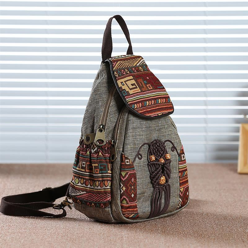 Vintage Canvas Backpacks for Women - Scraften