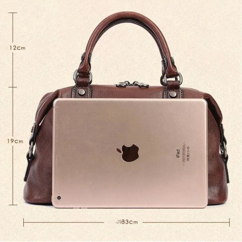 Vintage Totem Genuine Leather Women's Dumpling Bag - Scraften