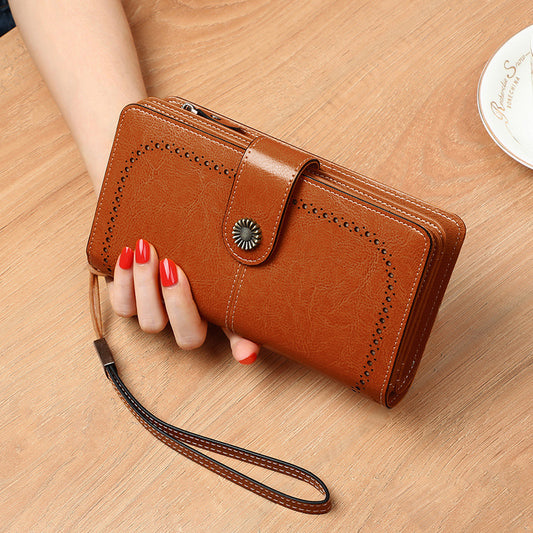 Women's Long Wallet Coin Purse - Scraften