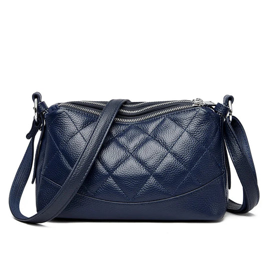 Genuine Leather Female Crossbody Bags - Scraften