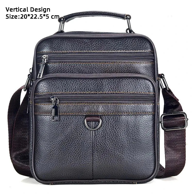 Sac à bandoulière "Mini Pad Boy" en cuir de vachette souple rétro
