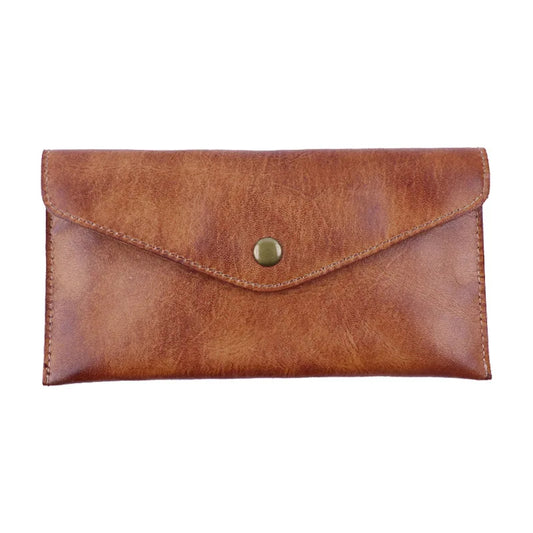 Genuine Leather Men Handmade Wallet - High Quality Retro Handbag