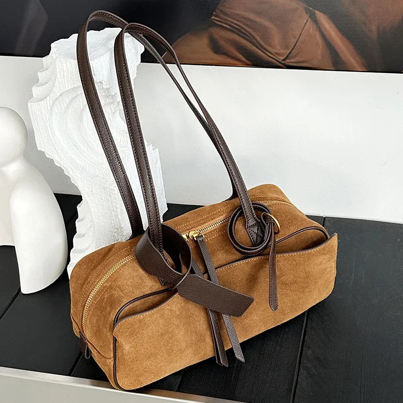 Large Capacity Women's Leather Backpack - Fashion Travel Bag