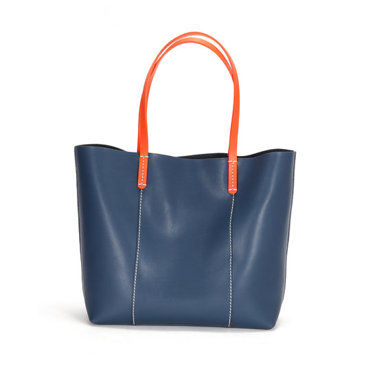 Genuine Leather Women Fashion Shoulder Tote Bag - Scraften