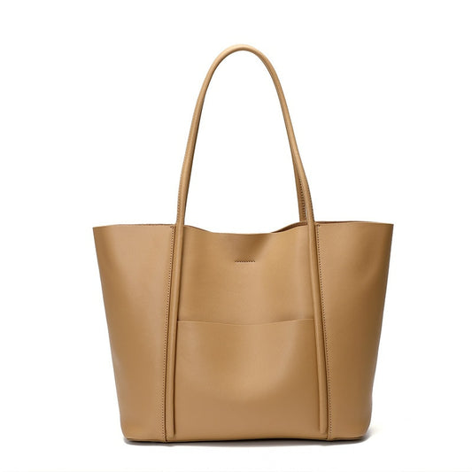 Large Luxury Leather Shoulder Bag Women Tote Bag - Scraften
