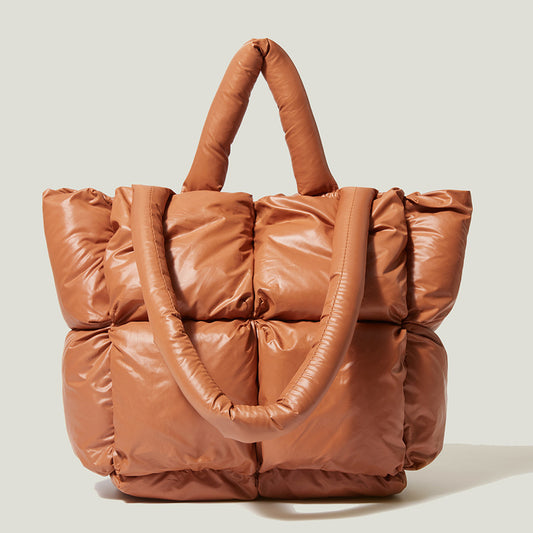 Luxury Nylon Large Tote Shoulder Handbag - Scraften