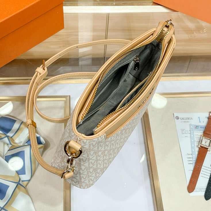 One-Shoulder Small Square Mahjong Bag - Scraften