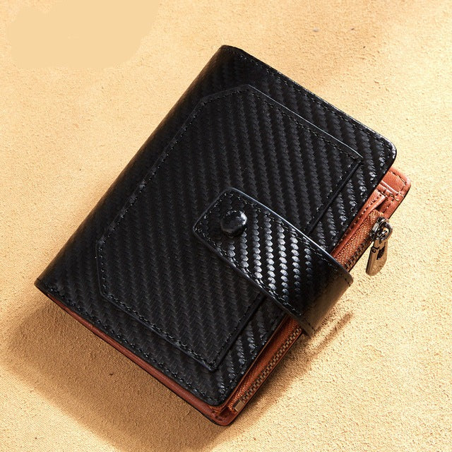 Vintage Genuine Leather Men's Wallet - Scraften