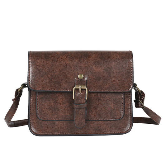 Vintage Women Flap Fashion Casual Leather Shoulder Bags Lady Crossbody Messenger Bag - Scraften