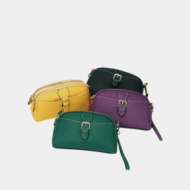 Women’s Leather Wristlet Crossbody Phone Bag