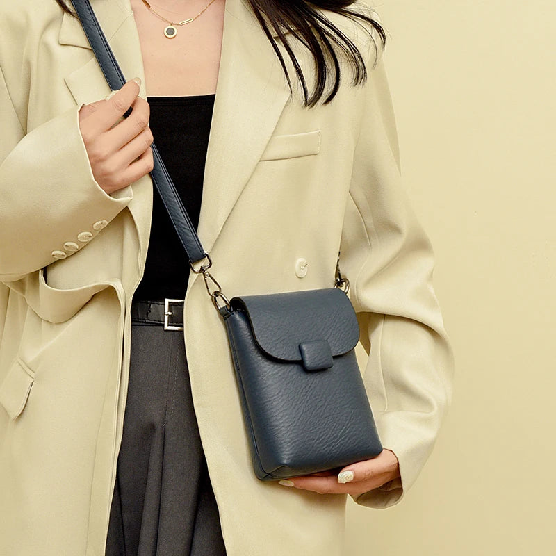 Small Crossbody Phone Bag Flap Purse for Women - Scraften