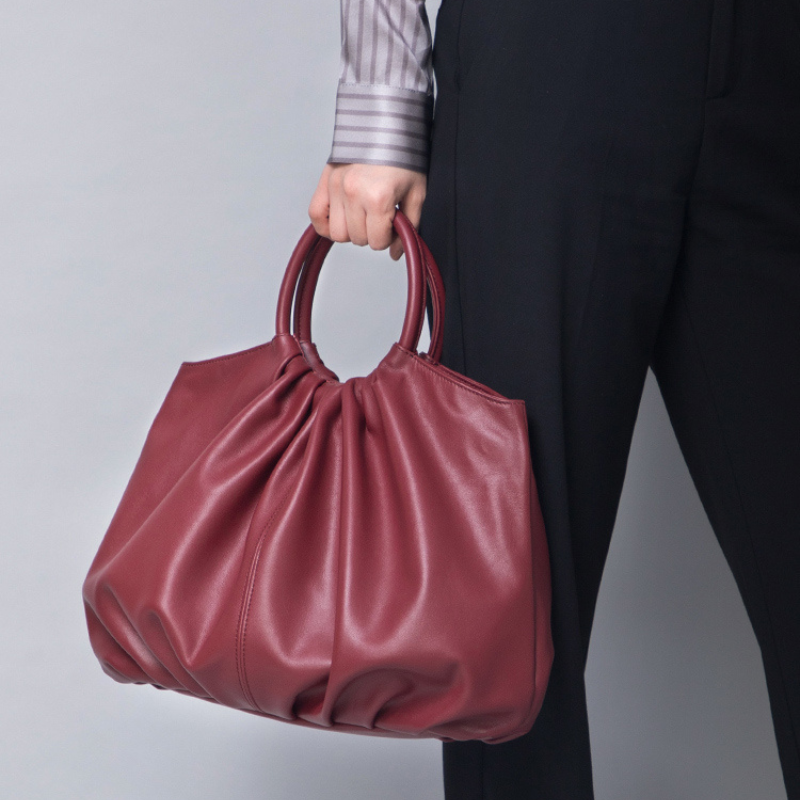 Exquisite High-End Napa First Layer Genuine Leather  Women's Handbag