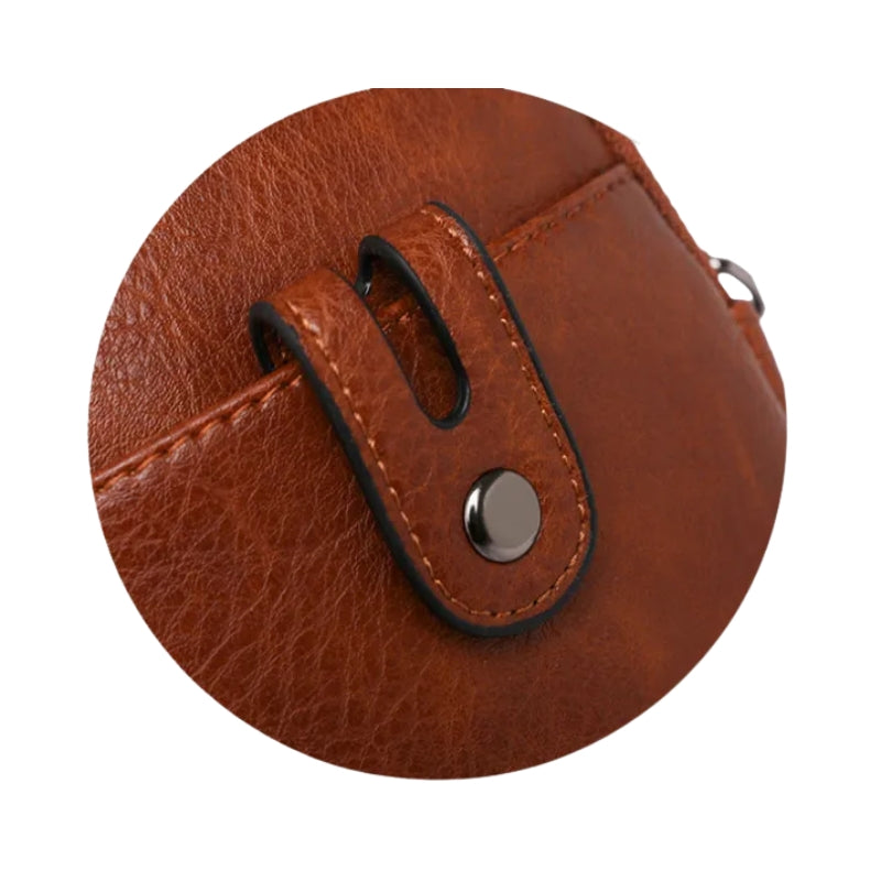 Double Zip Phone Crossbody Bag - Minimalist Phone Pouch