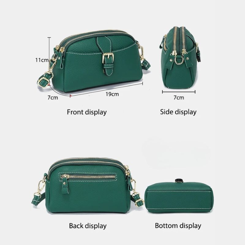 Women’s Leather Wristlet Crossbody Phone Bag