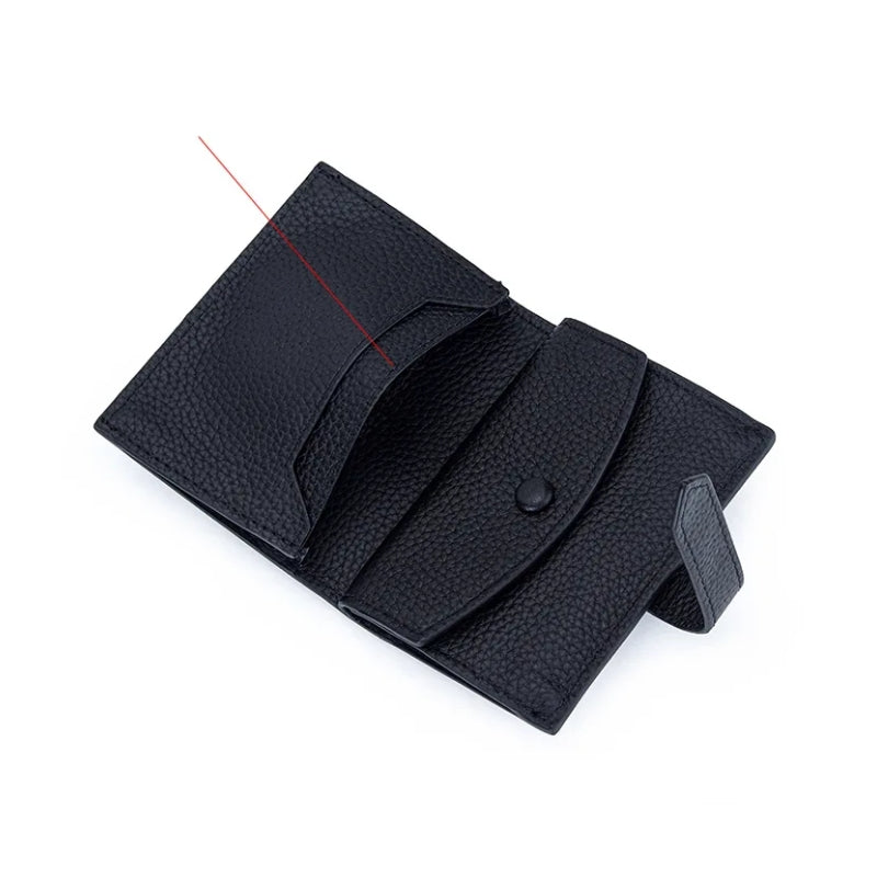 Burminsa Large Leather Hobo Tote - Luxury Design Genuine Leather Small Wallet