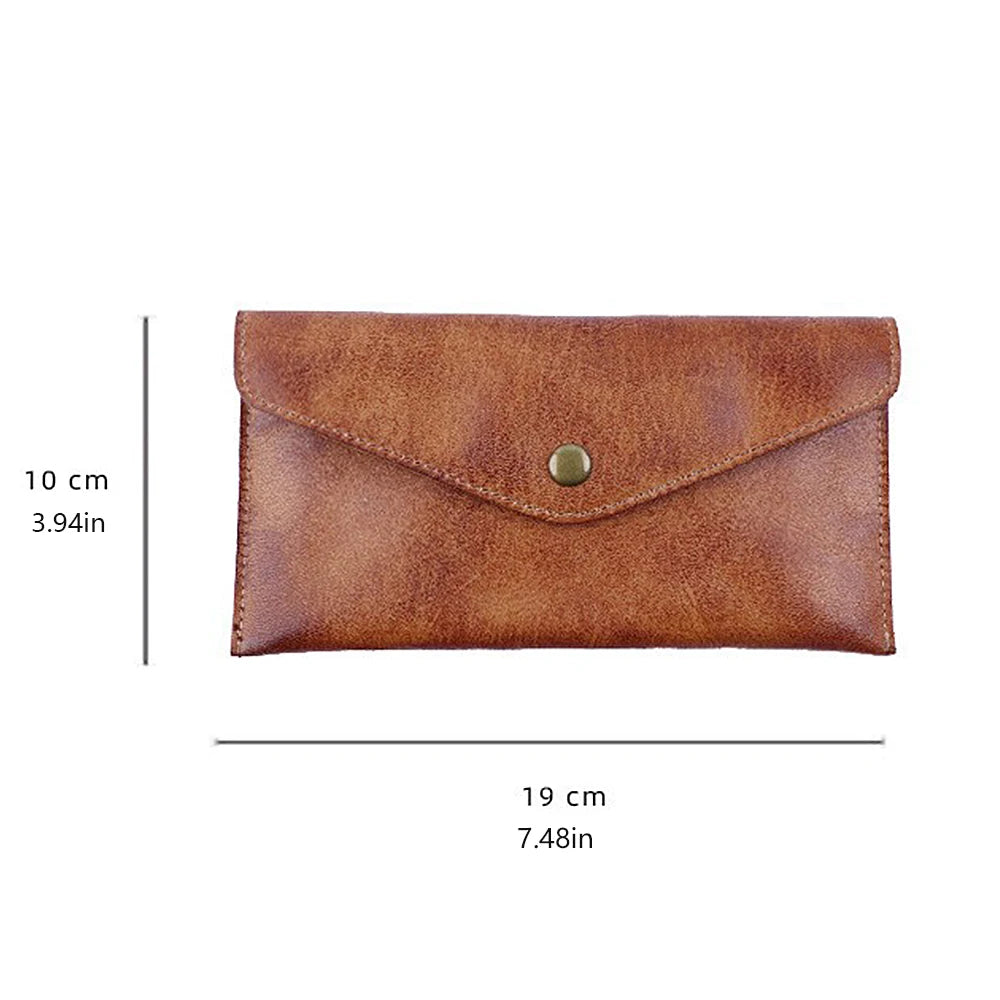 Genuine Leather Men Handmade Wallet - High Quality Retro Handbag