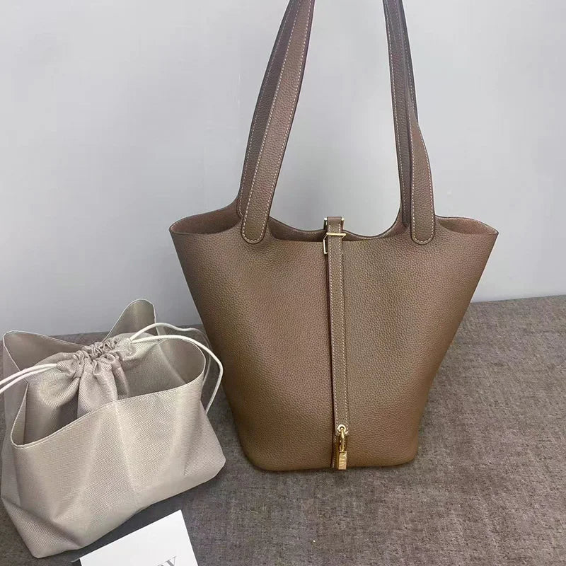 Women's Genuine Leather Luxury Shoulder Bag - Lightweight Large Capacity Bags