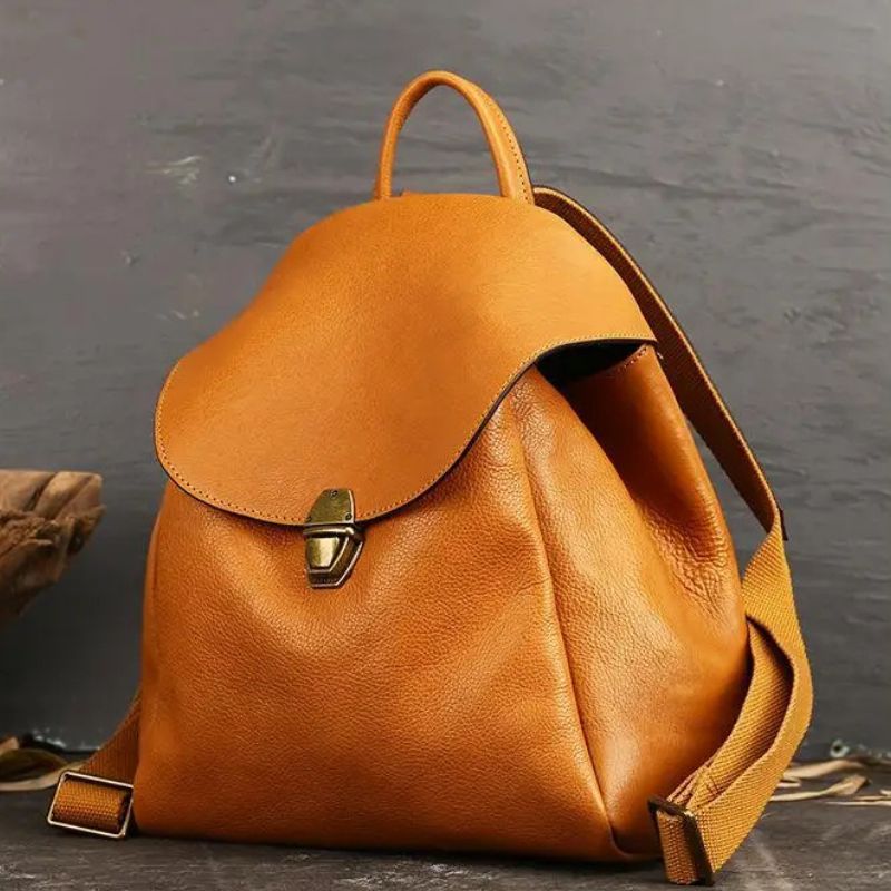 Luxury Retro Leather Women’s Backpack