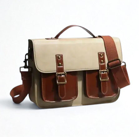 Retro Leather Women backpacks Shoulder Bag - Laptop Business Handbags